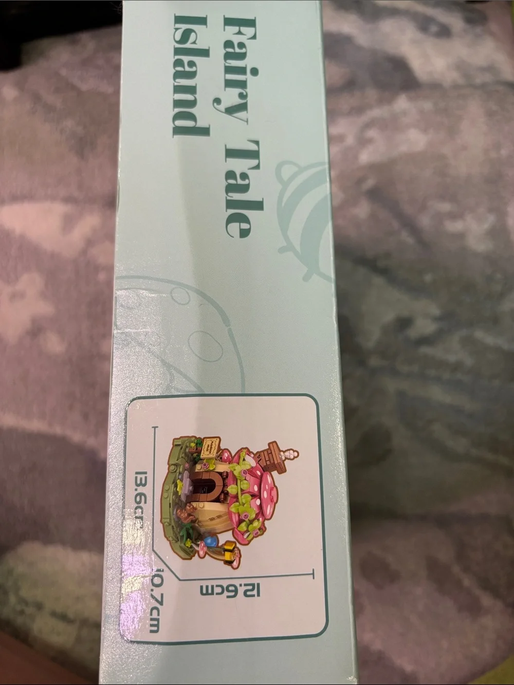 CaCo Blocks Fairy Tale Island Kids Building Set - Pink Mushroom House Brand New